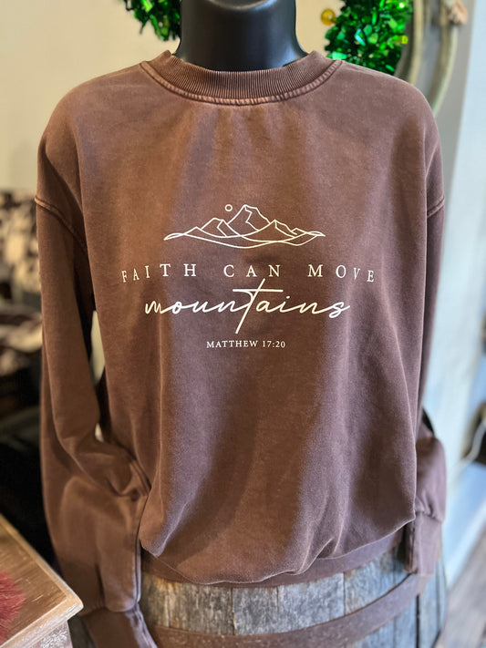 Faith Can Move Sweatshirt