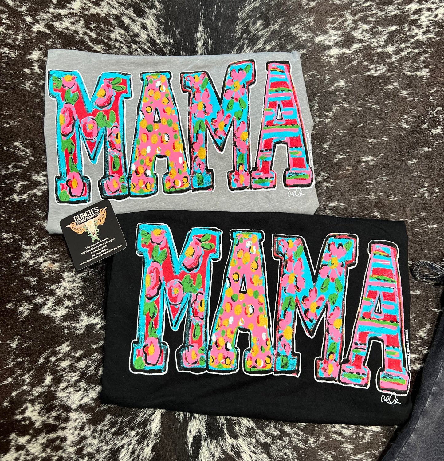 Mama Buttery Soft Tee- Black