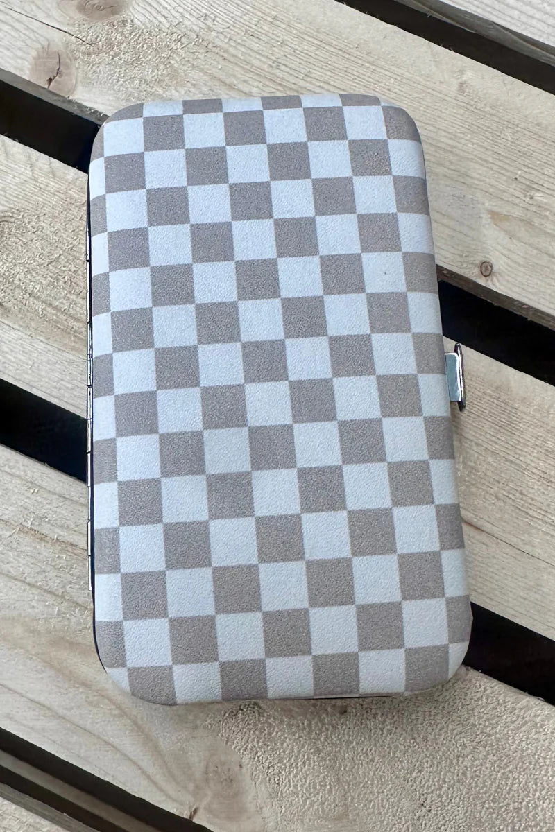 Checkered Manicure Set