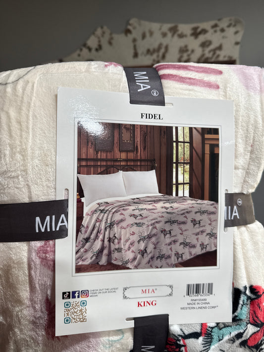 Cowgirl Dreams King Blanket
