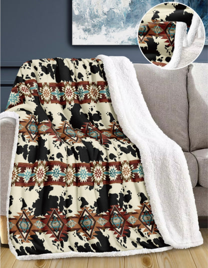 Cowpoke Queen Sherpa Blanket