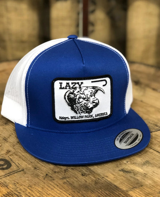 Lazy J Ranch SnapBack Royal Blue