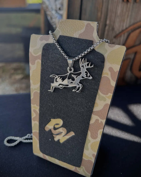 Deer Stainless Steel Necklace