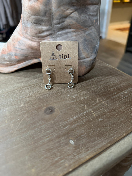 Horsebit Stud Earrings