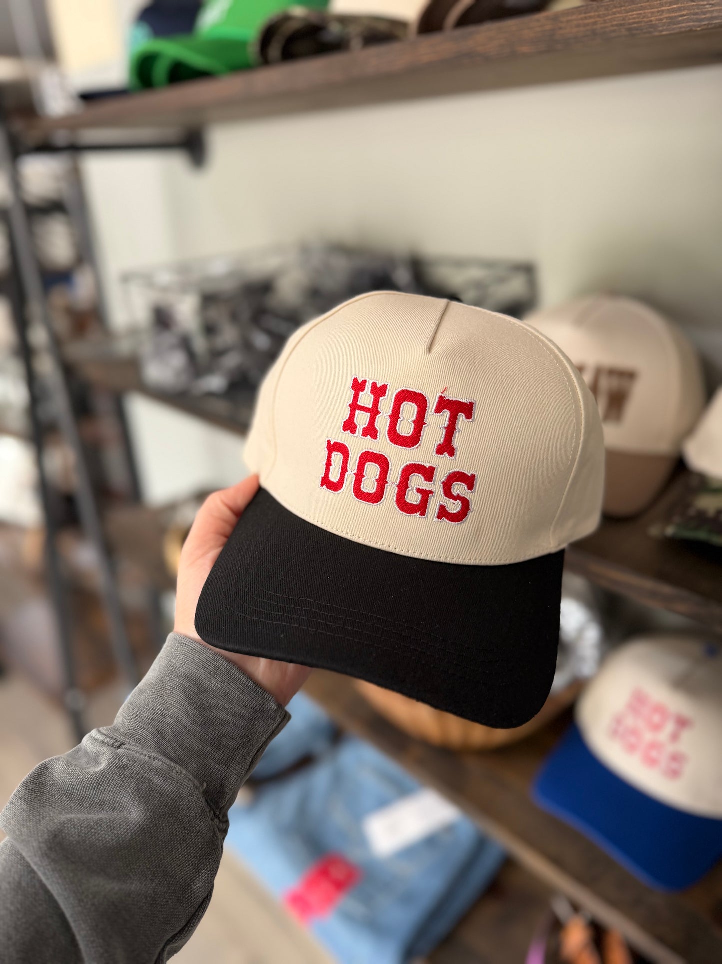 Hot Dogs Hat *Black