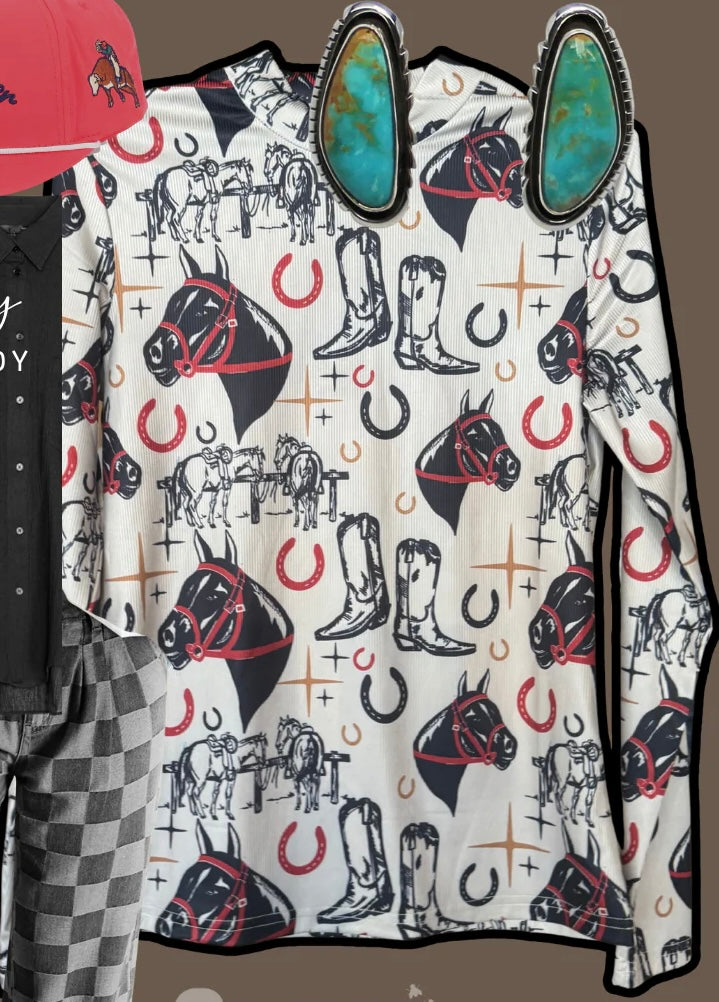 Head Over Heels Ribbed Top