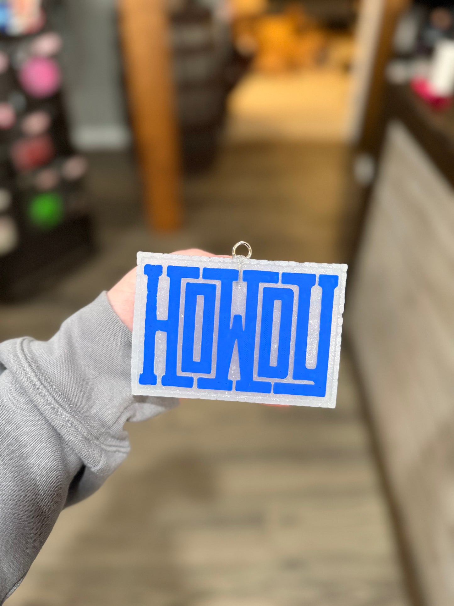 Royal Blue Howdy Freshie Scent Leather N Lace