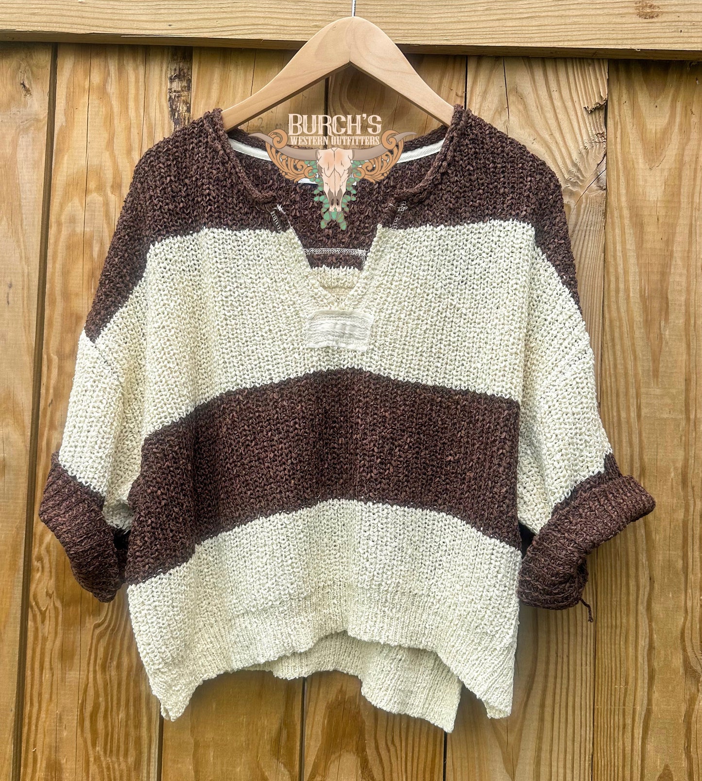 Brown Knitted Sweater