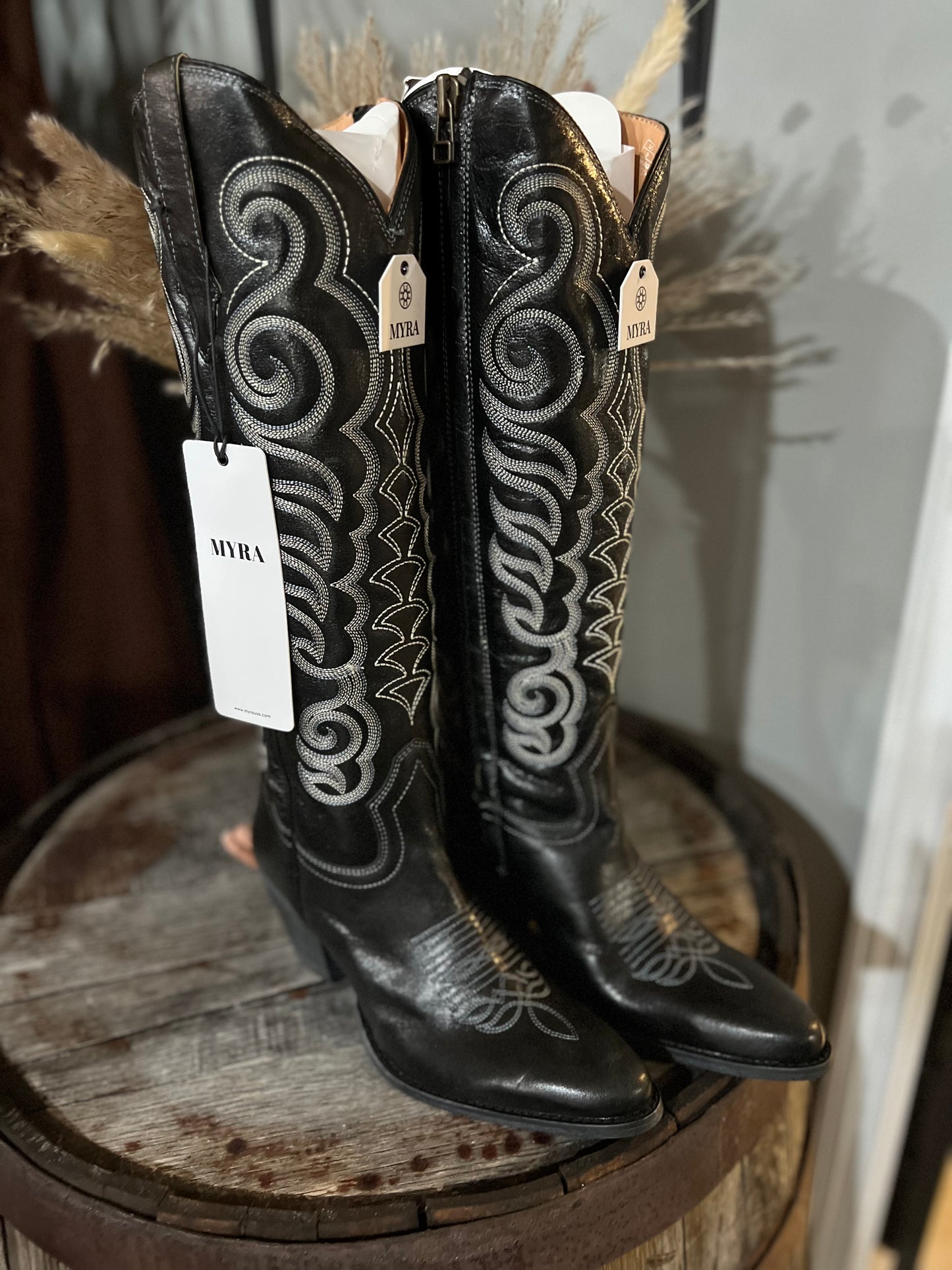 Midnight Black Boots