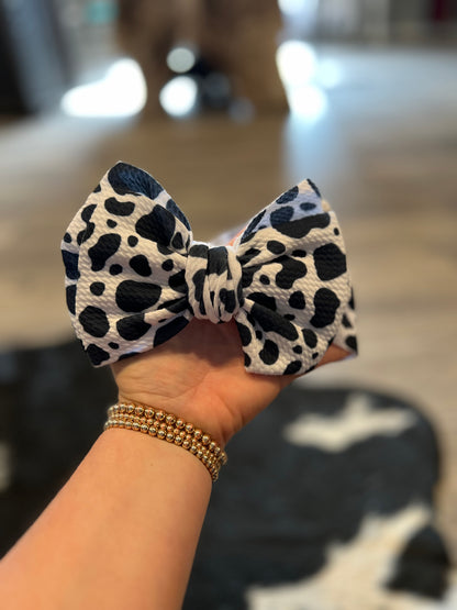 Cow Print Infant Headwrap