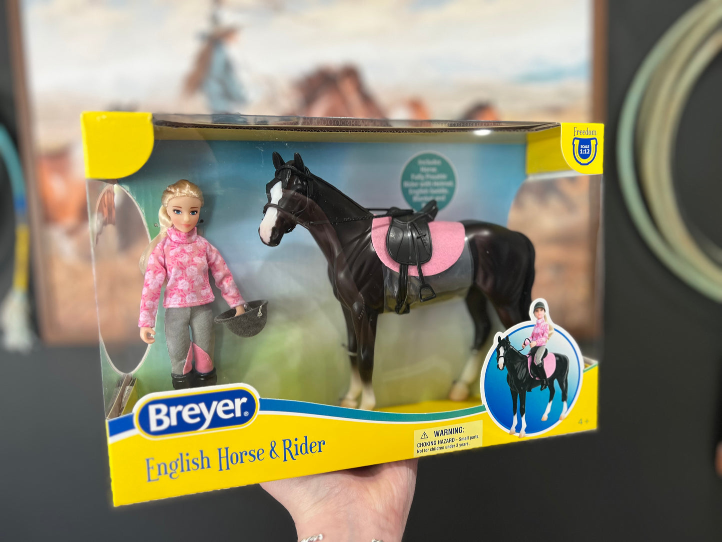 English Horse & Rider Set Breyer