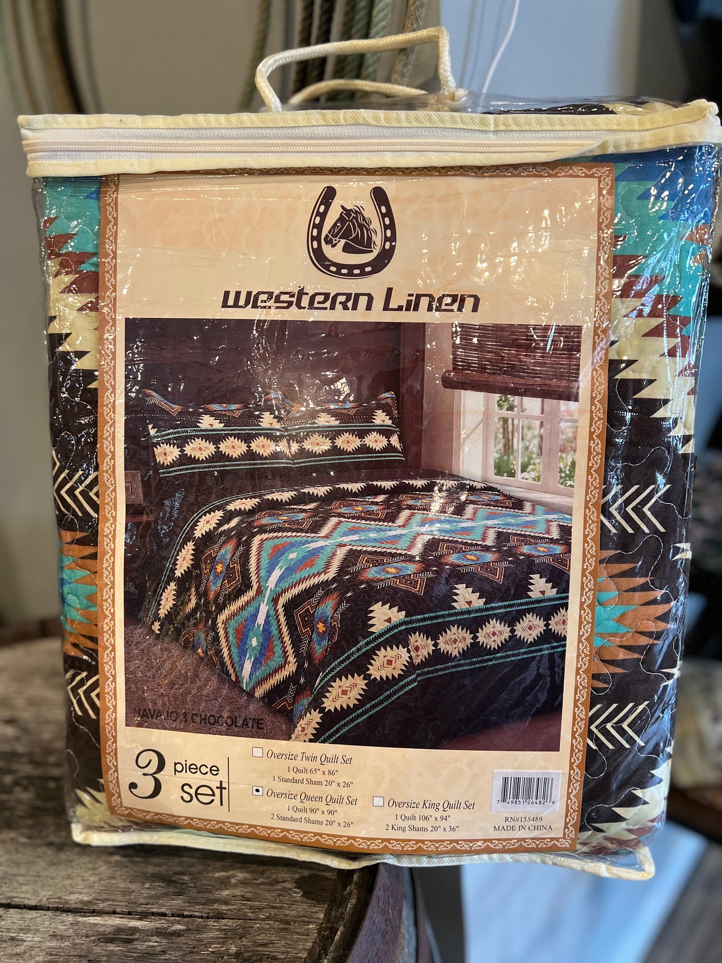 Navajo Chocolate King Quilt