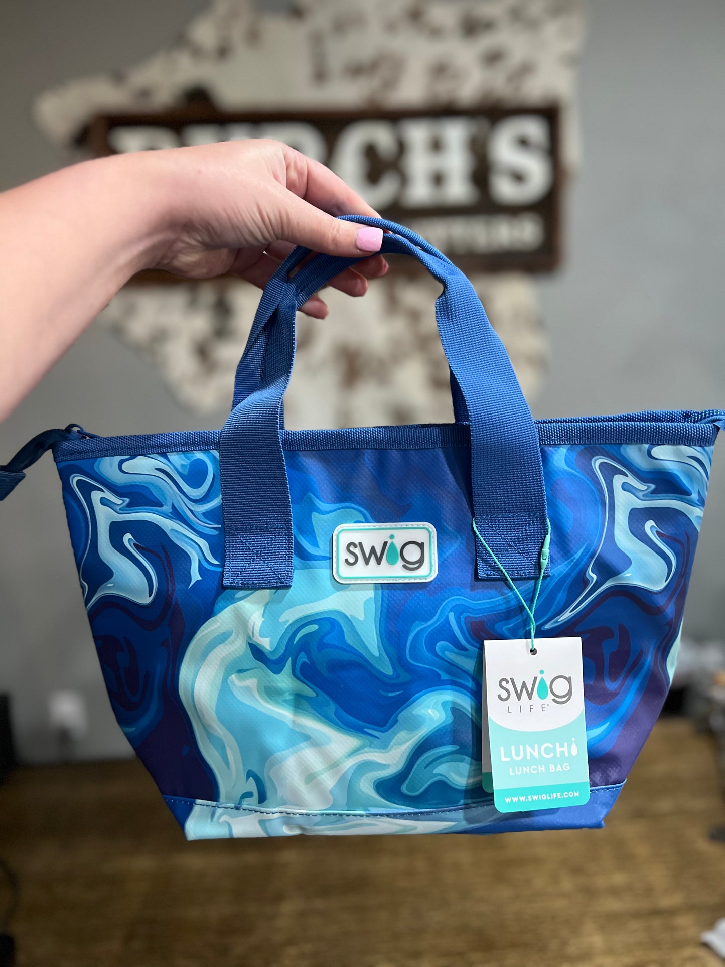 Turquoise Waters Swig Lunchi Lunch Bag