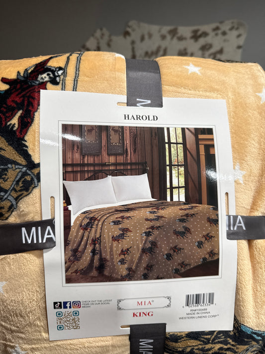 Lone Star King Blanket