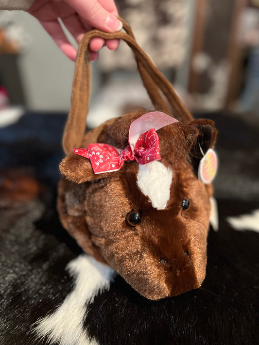 Horse Plush Mini Purse