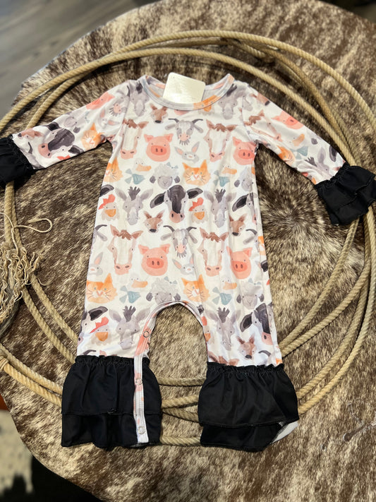 Farm Friends Romper