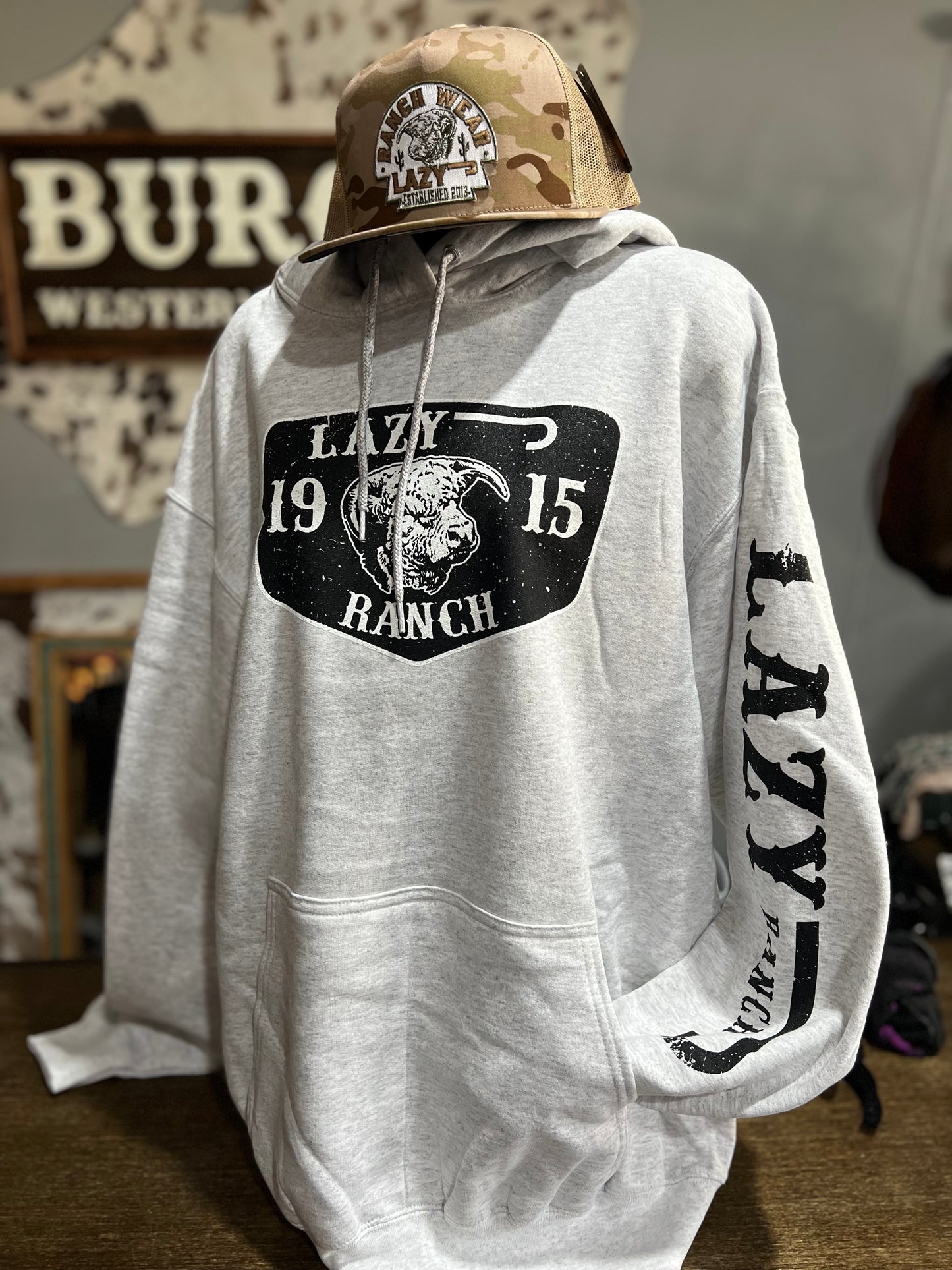 Lazy J Ranch Black Hoodie