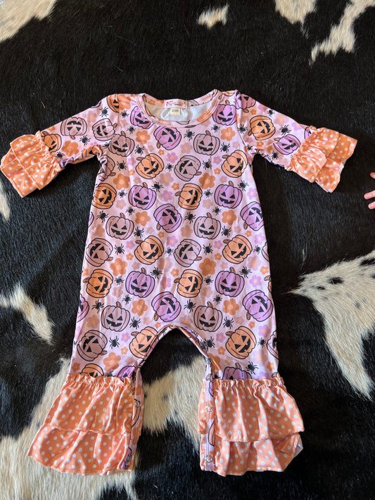 Jack O Lantern Romper