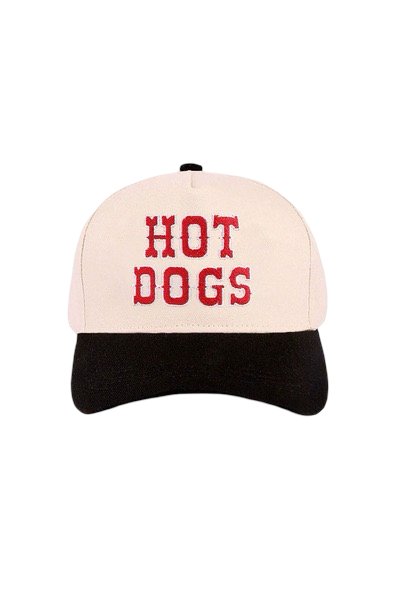 Hot Dogs Hat *Black