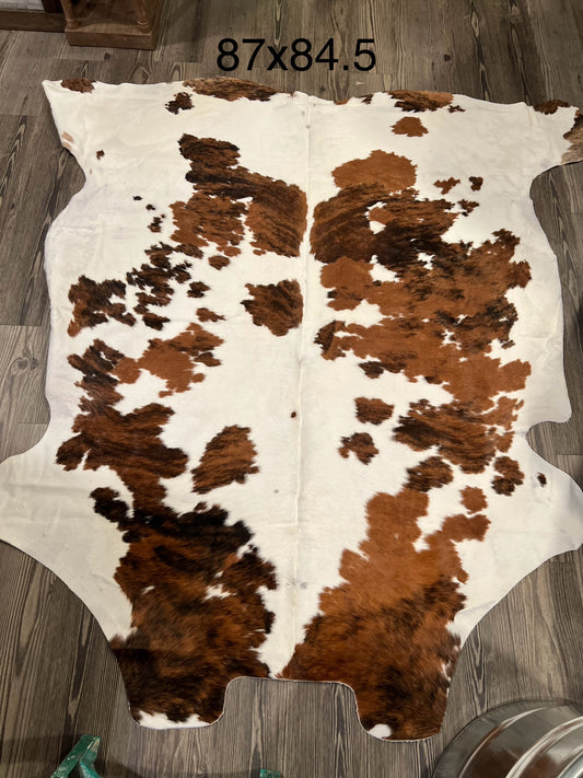 Cowhide Rug Brindle E