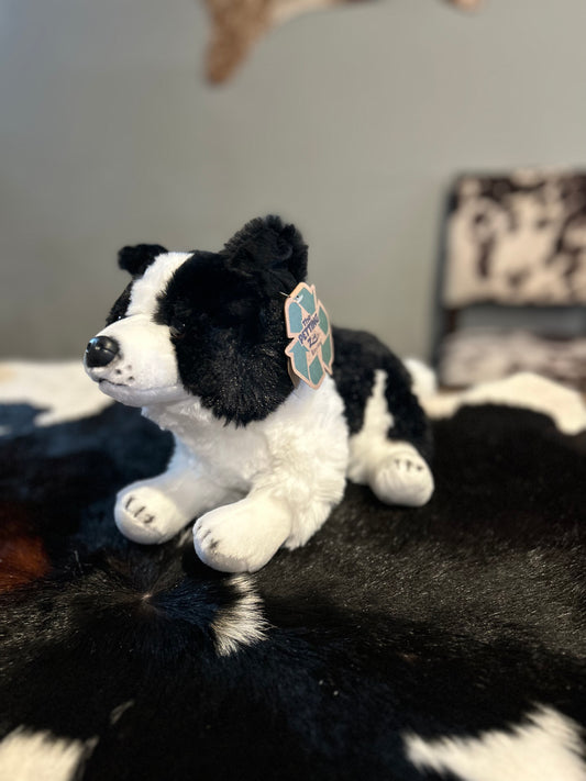 Border Collie 12” Stuffed Animal