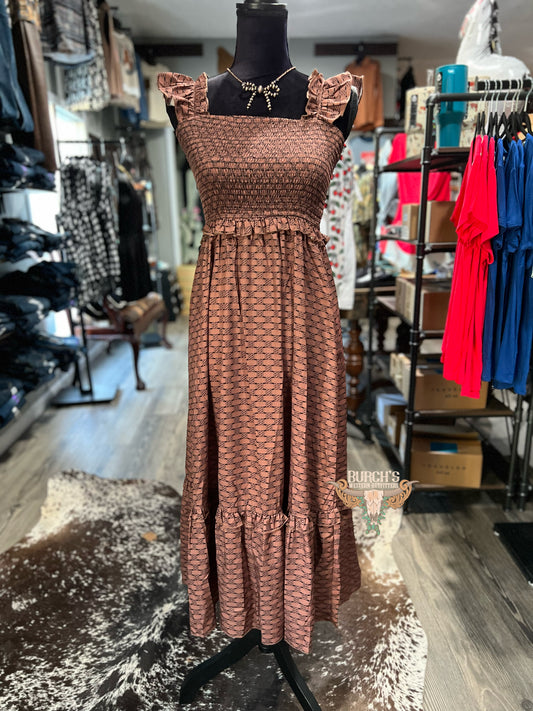 Tooled Maxi Dress