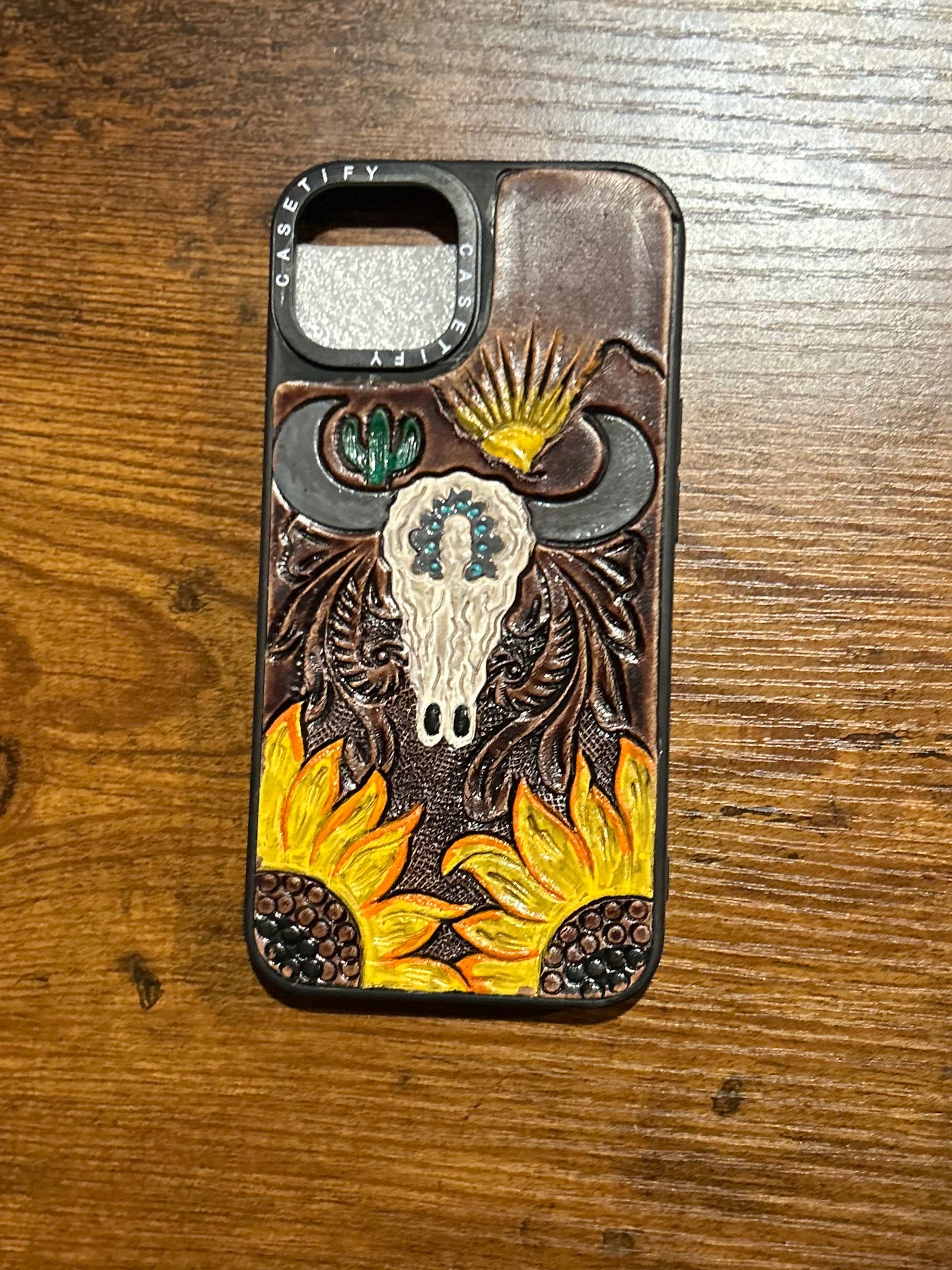 Western Babe Leather iPhone Case