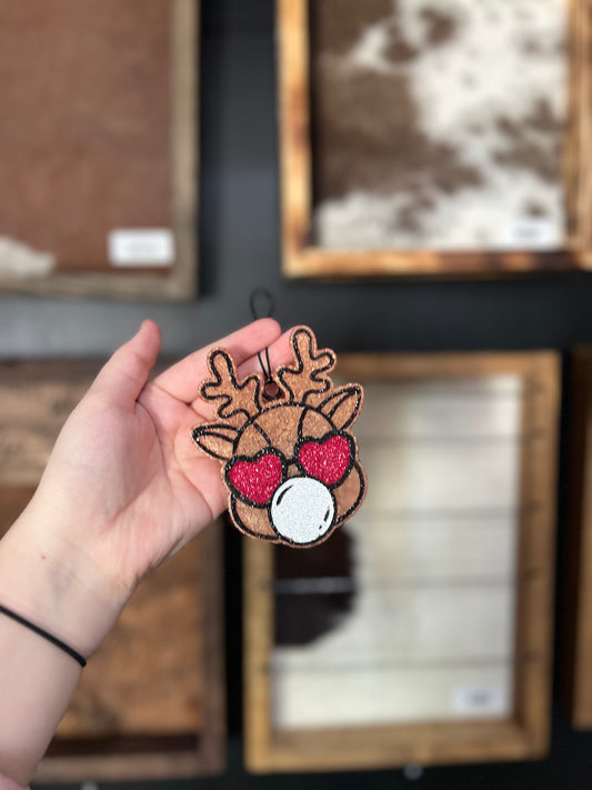 Red Reindeer Frosted Coconut