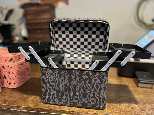 Boot Stitch Jewelry / Makeup Box