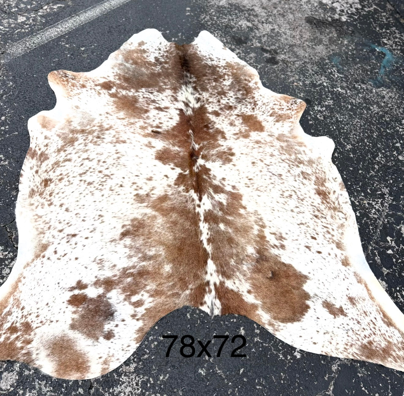 Appalachian Cowhide Salt & Pepper Rug