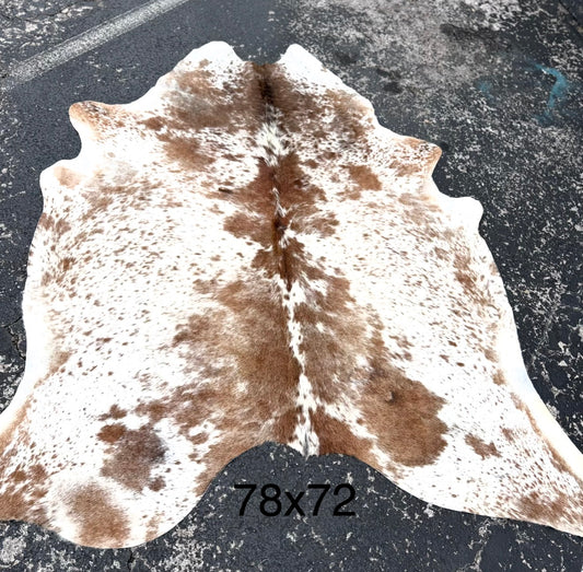 Appalachian Cowhide Salt & Pepper Rug