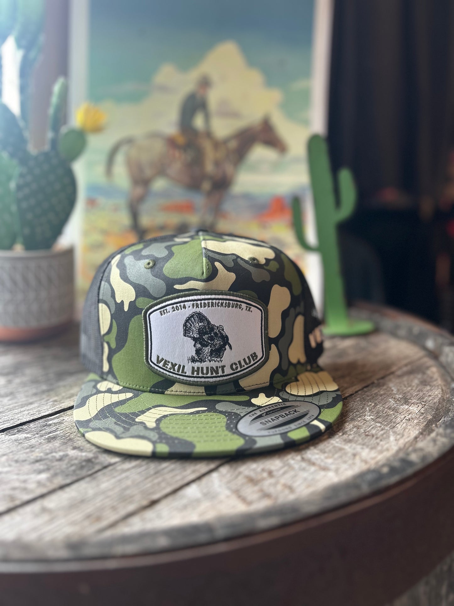 Hunt Club Retro Camo Vexil Flatbill