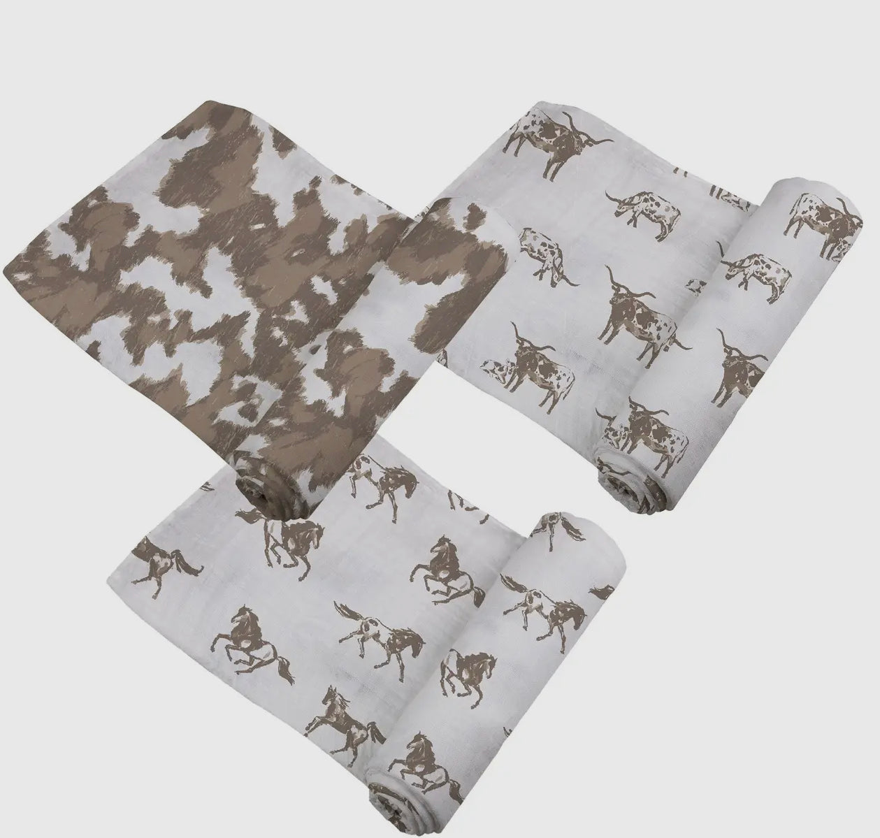 Forever Cowboys & Cowgirls Swaddle 3 Pack