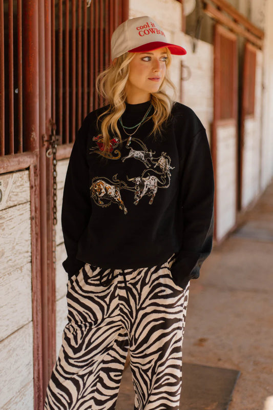 Santa’s Cattle Drive Pullover