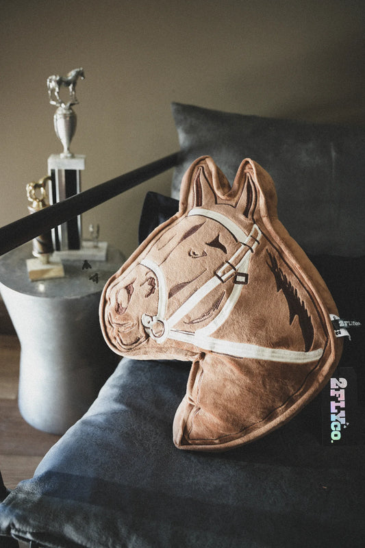 Chestnut Horse Pillow