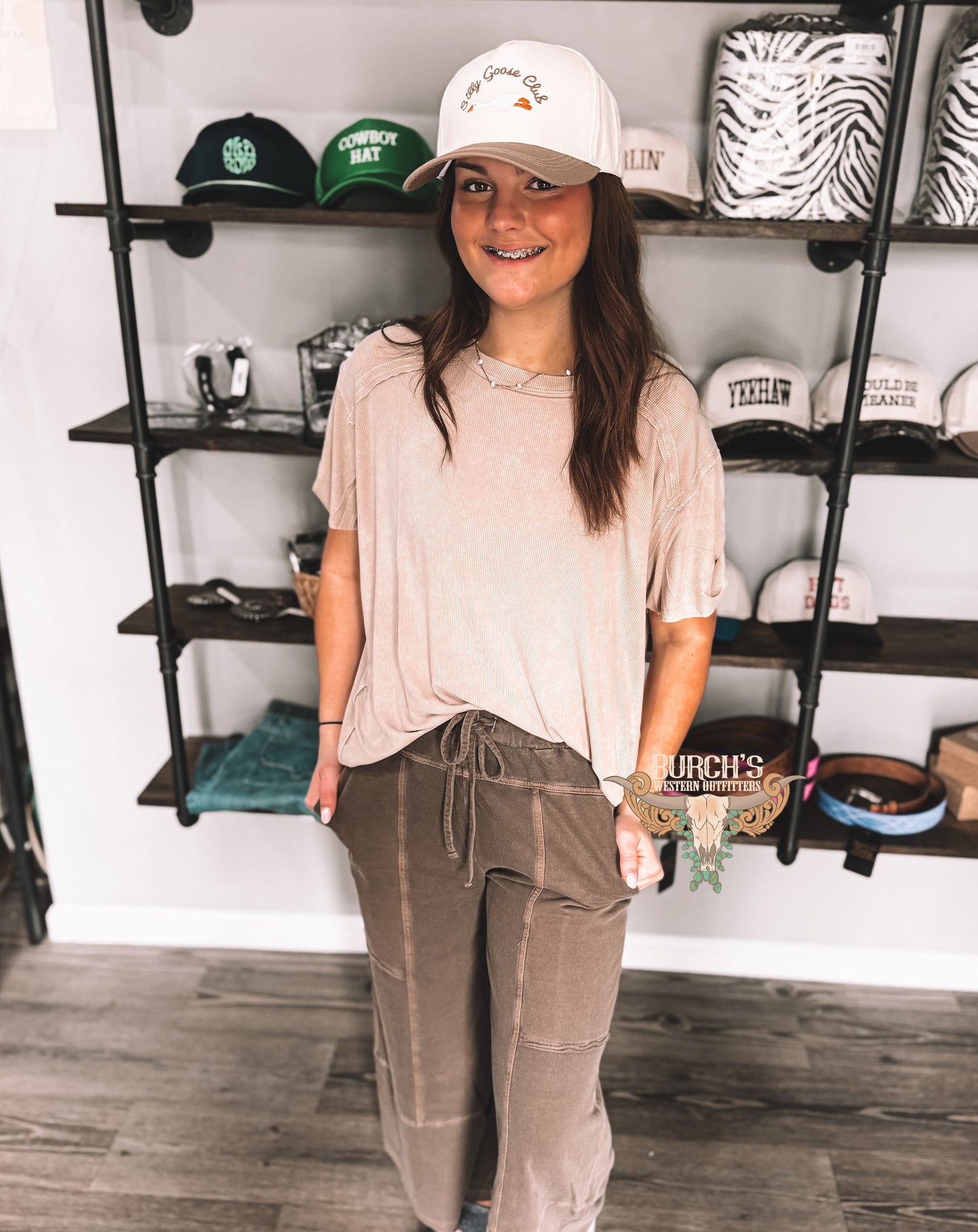 The Backroad Basic Top *Ash Mocha
