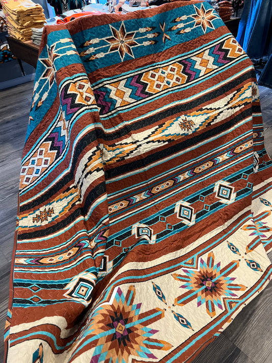 Navajo Lilly 3 Piece Quilt Set