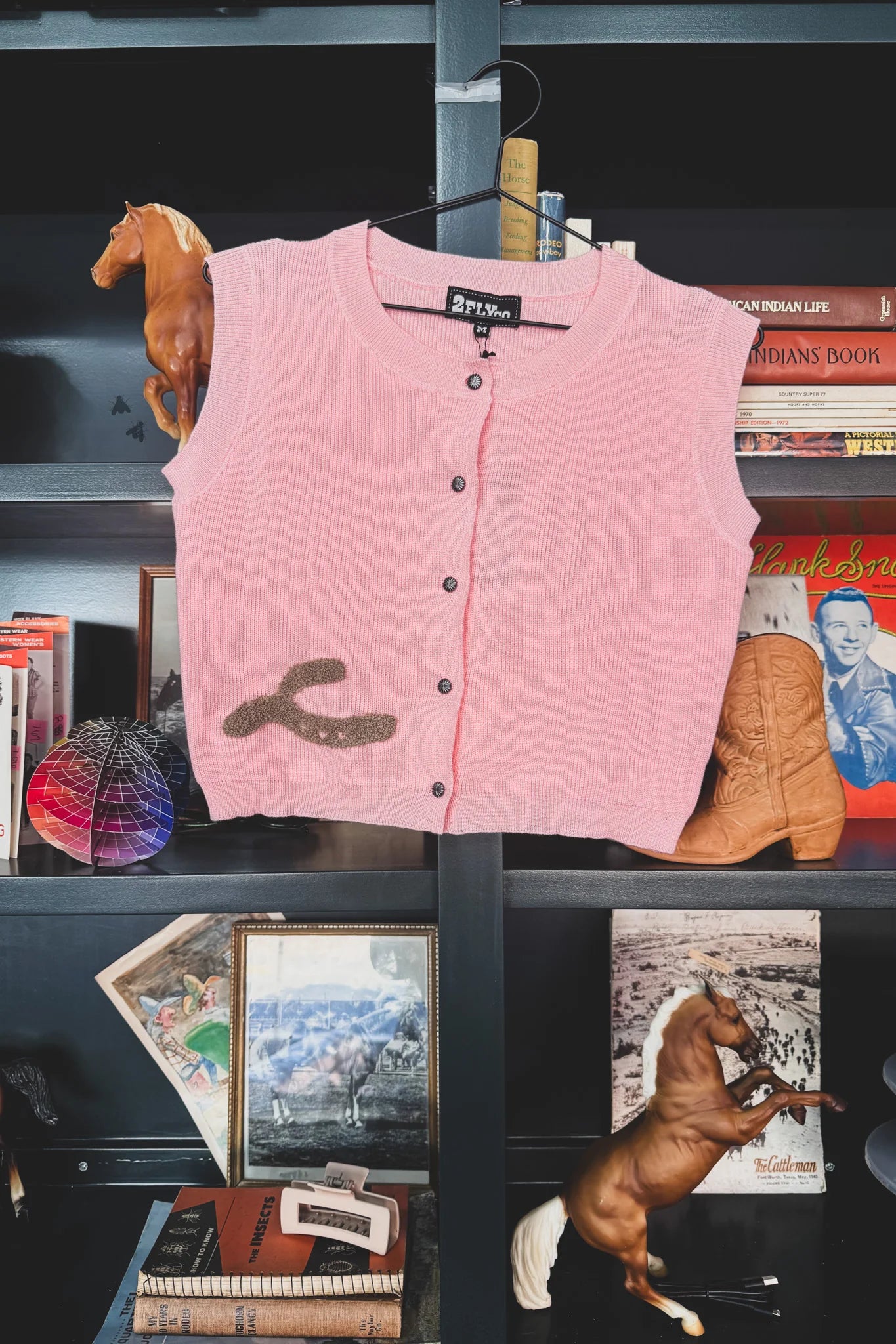 Rowdy Spur Concho Button 2Fly Vest