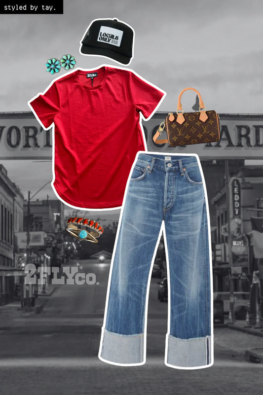 Cloud Basic Free Tee Rojo 2Fly