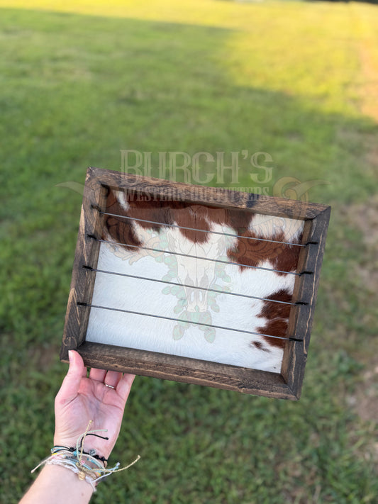 Mini Pendant Cowhide Holder