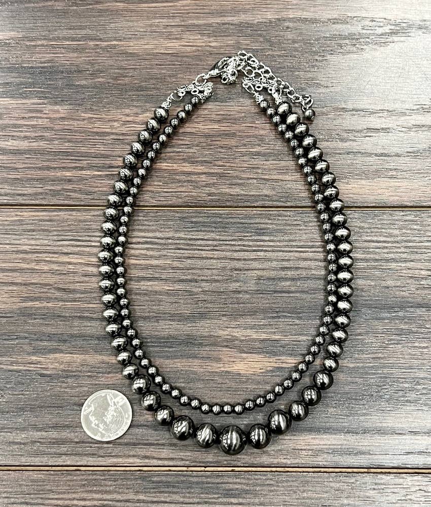 The Drifter Faux Pearl 2-strand Necklace