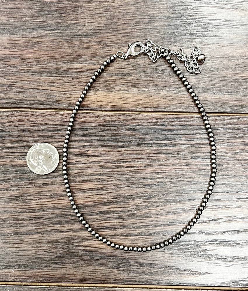 4MM 15” Faux Pearl Necklace