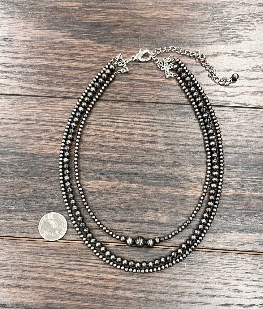 Mesa Moon Faux Pearl Necklace