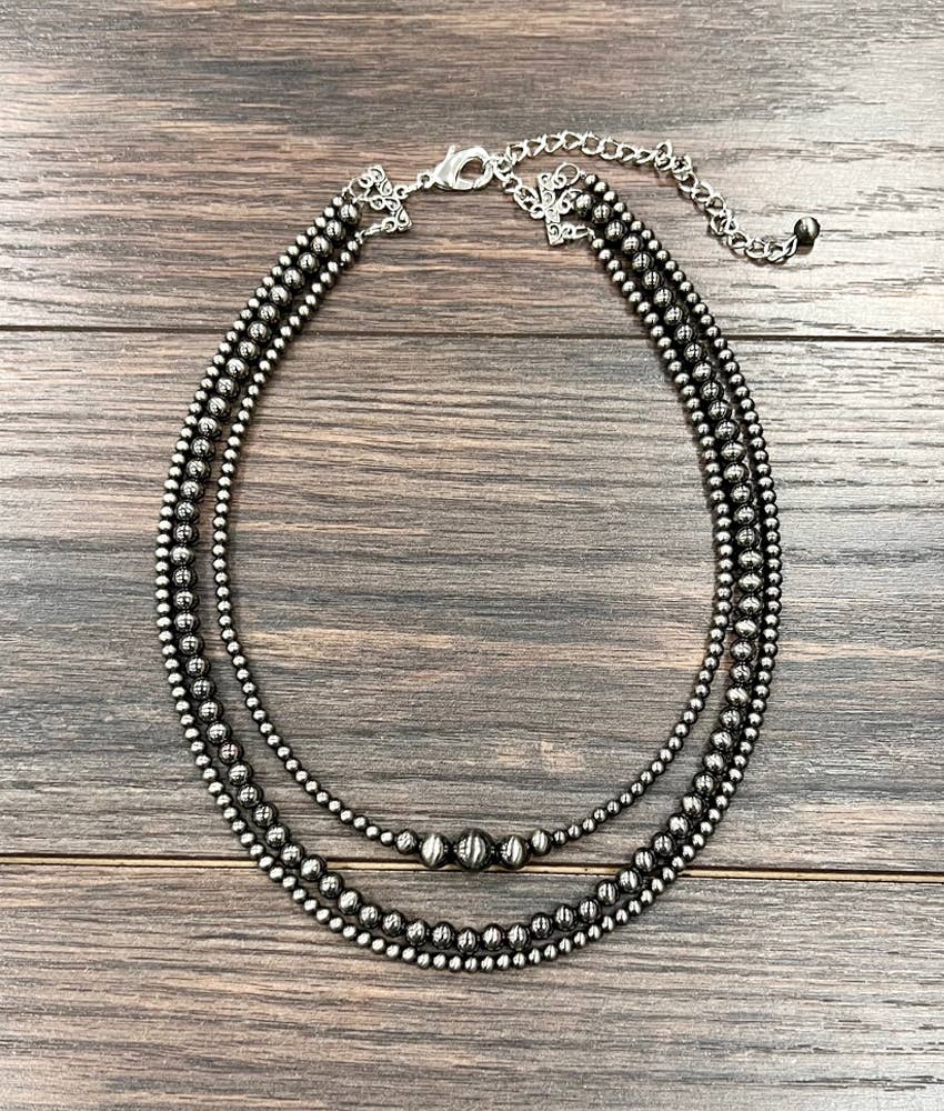 Mesa Moon Faux Pearl Necklace