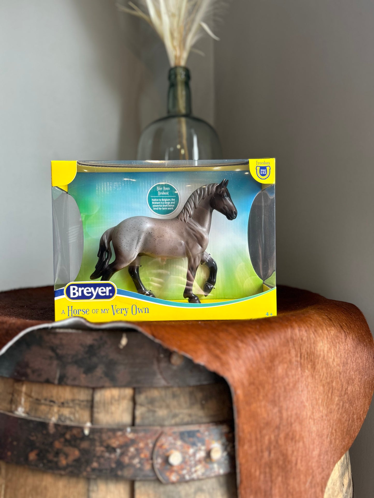 Breyer Blue Roan Brabant Freedom Classic Series