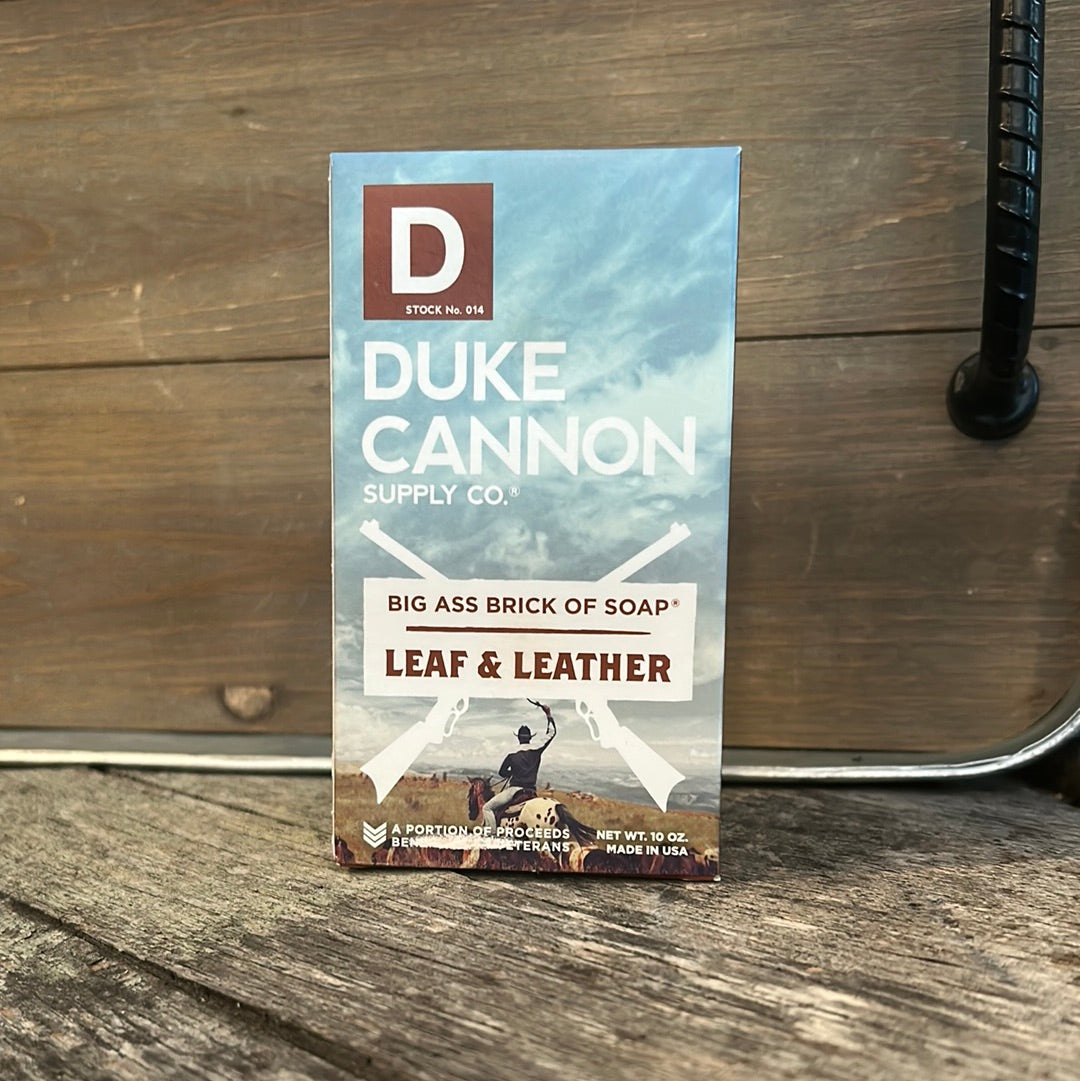 Regular-Leaf & Leather Duke Cannon Big Ol' Brick Soap