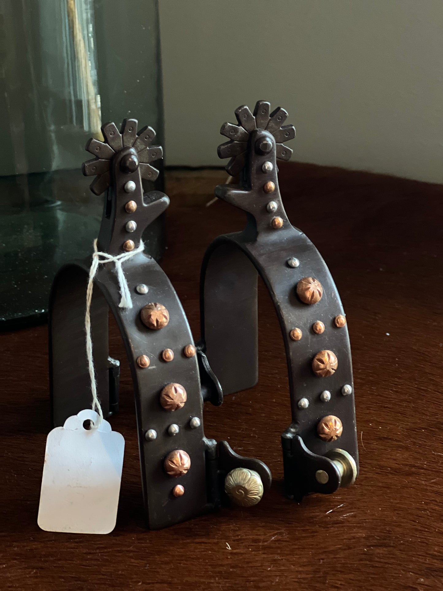 Bronze Concho Spurs