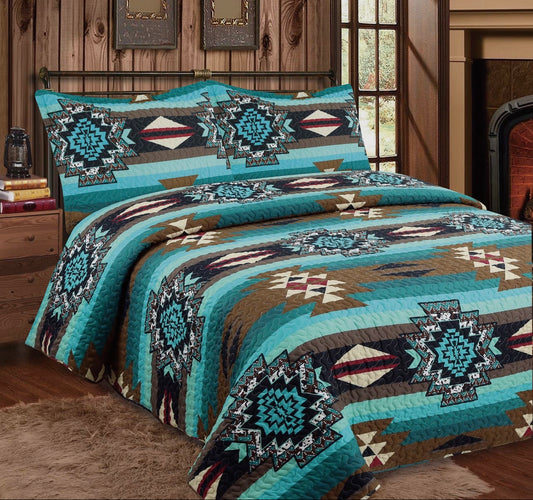 Huckleberry 3 Piece Bedding Quilt Set