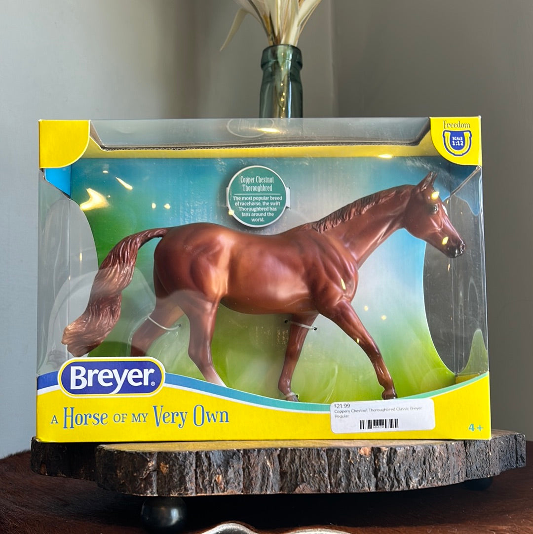 Coppery Chestnut Thoroughbred Classic Breyer