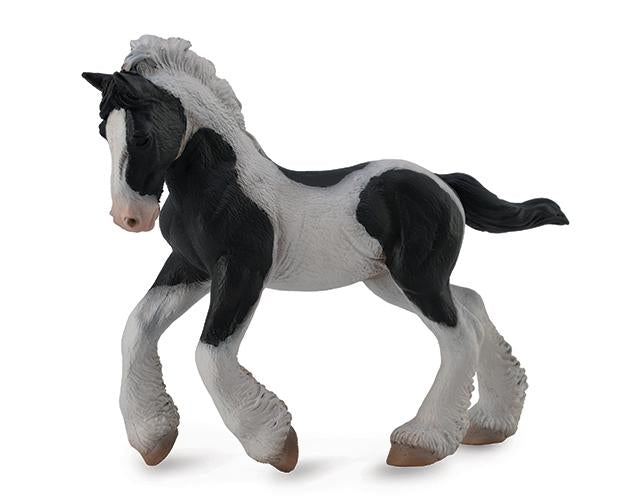 Black & White Piebald Gypsy Foal Breyer Collecta